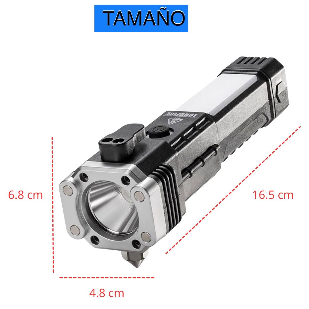 PODEROSA LINTERNA MULTIFUNCIONAL 4 EN 1