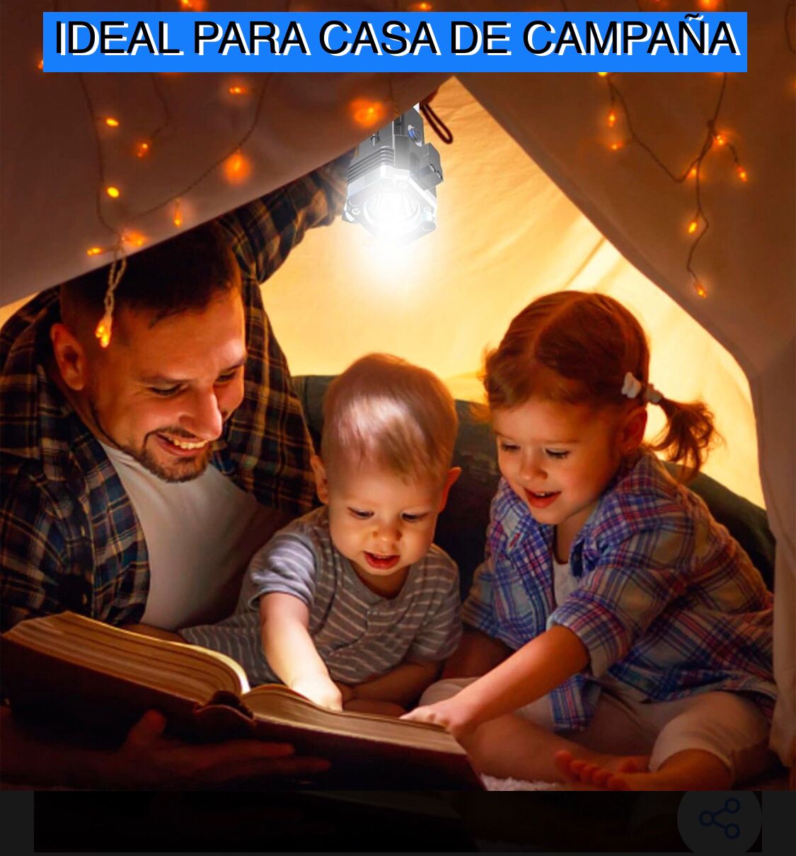 PODEROSA LINTERNA MULTIFUNCIONAL 4 EN 1